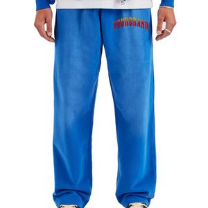 Pantalons de survêtement vintage délavés au soleil, jambes larges surdimensionnées de qualité Offre Spéciale Premium, pantalons pour hommes Streetwear avec logo personnalisé sérigraphié - Product Image 1