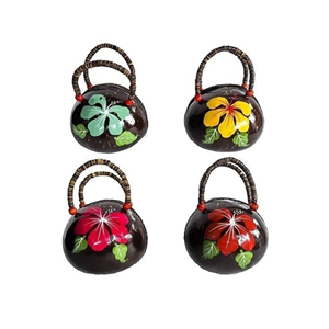 Bolso de concha de coco de diseñador para mujer recién llegado/bolso hecho a mano diseño personalizado Coco-ecológico de Vietnam - Product Image 3