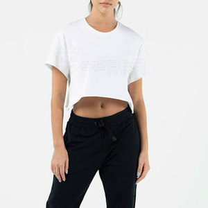 2022 camisas cortas informales de verano para mujer, ropa de calle de punto, ropa para correr - Product Image 5