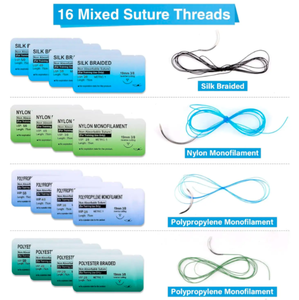 Kit de práctica de sutura más vendido para estudiantes de medicina y veterinaria Base esencial de instrumentos quirúrgicos Equipo de entrenamiento de sutura - Product Image 3