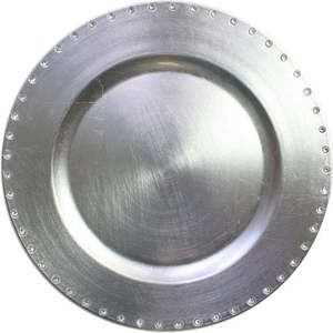 Irregular Shape Food Grade Lightweight Stainless Steel Charger Plate Dish <b>Table</b> Top Banquet Wedding Food Serving Use 100pcs - Product Image 2