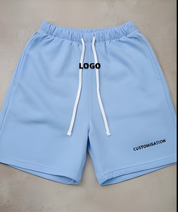 <b>Men</b> Casual Sports <b>Shorts</b> with <b>Elastic</b> <b>Waistband</b>, Quick Dry Cotton Blend Fabric and Classic Printed Design for Daily Wear - Product Image 2