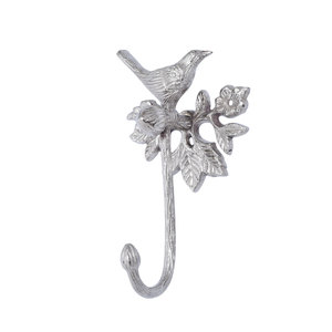 Bán Buôn Bạc Brass Khăn Móc Chim Thiết Kế Phòng Tắm Móc Trang Trí Sang Trọng Nhiệm Vụ Nặng Nề Treo Tường Móc - Product Image 2