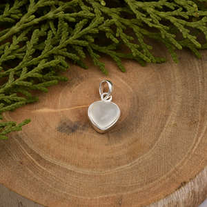 Pendentif en argent sterling 925 avec calcédoine rose naturelle - Product Image 4