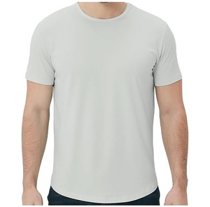 <b>Men's</b> Soft Bamboo <b>Viscose</b> T-<b>Shirt</b> Lightweight Cooling Cotton Blend Casual Tee Available - Product Image 3