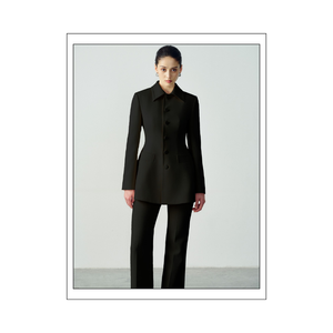 Nuevo diseño 2024 Trajes y chaquetas para mujer Etiqueta personalizada Amity Shirt Jacket Material de buena calidad Embalaje personalizado Whiteant Vietnam - Product Image 2