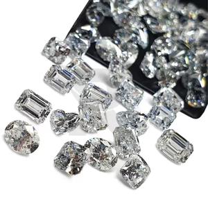 Diamante cultivado en laboratorio suelto para solitario redondo ovalado pera corazón Marquesa corte VVS claridad joyería regalo hecho a mano con cuidado - Product Image 4