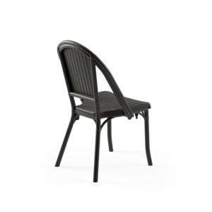 Silla de Comedor Apilable de Plástico Contemporánea Flash-R para Uso en el Hogar, Bar y Taller - Product Image 2