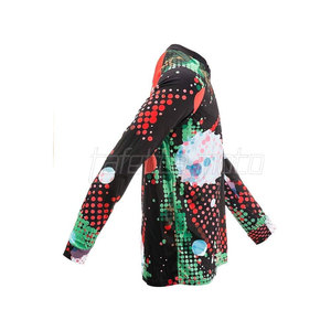 Camiseta de Motocross Unisex de Secado Rápido, Tela Impermeable, Logotipo Personalizado, Proveedor OEM, Hecha en Pakistán, para Entrenamiento, Transpirable, Manga Larga - Product Image 3