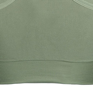 Le Pakistan a fabriqué le soutien-gorge de fitness de yoga à soutien élevé pour femmes de la meilleure qualité avec logo avant matériau respirant en spandex/nylon - Product Image 6