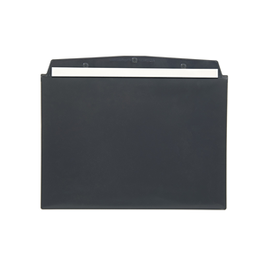 Portadocumenti con tasca trasparente, autoadesivo, DIN A4 orizzontale, grigio scuro, 10 pz. / confezione. - SDSK/4110-06 - Product Image 2