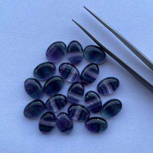 10mm 20mm Natural Rainbow Fluorite Smooth Oval Loose Calibrated Cabochon for Jewelry Making <b>Necklace</b> Earring <b>Pendant</b> Ring Online - Product Image 3