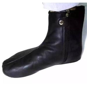 Khuff Black Halal Sunnah Khuff Khuffain Islamic Thermal Warm <b>Socks</b> Muslim Faux Leather New Men <b>Women</b> Casual Woven Ankle High - Product Image 5