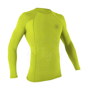 Equipo de entrenamiento de lucha de buena calidad Diseño de logotipo personalizado Hombres de manga larga Rash Guard en precio razonable - Product Image 4