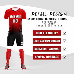 Uniformes de fútbol unisex de alta calidad, de secado rápido y transpirables, para equipos de fútbol, para hombre, subidos por Dress Sports - Product Image 5