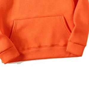 Premium Cotton Hoodie Ribbed Cuffs And Adjustable Hood Perfect For Wear Customized Print Low MOQ - Product Image 4