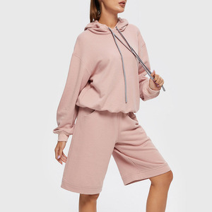 Vente en gros Nouveau survêtement de jogging Hip Hop personnalisé pour femmes en coton de haute qualité brodé Sports unis pour la saison de printemps - Product Image 2