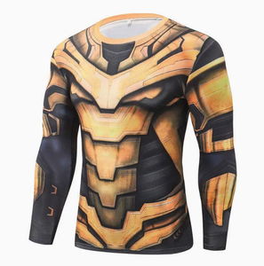 All Sizes Short Sleeve Mens Rash Guards Letter Pattern Worsted Fabric Quick Dry Custom Swim <b>Surf</b> Gym Top Sportswear - Product Image 1