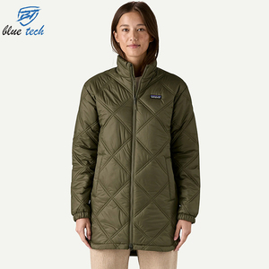 Women Puffer <b>Jacket</b> Stand Collar Knitted Stylish Windproof & Quick Dry Custom Logo & Design Print 2026 Style - Product Image 3