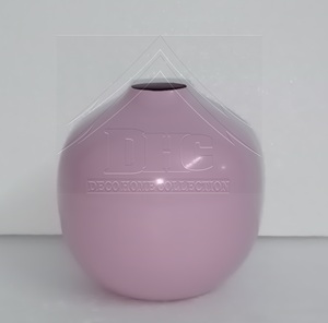 Jarrón de Metal Rosa de Lujo al por Mayor |   Florero Pequeño de Color Rosa Suave para Decoración de Bodas, Hoteles y Oficinas - Product Image 2