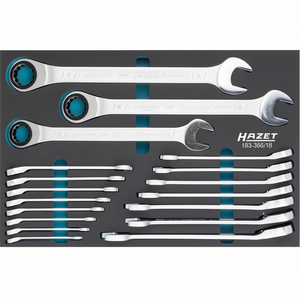 Juego de Llaves Combinadas con Trinquete Hazet de 18 Piezas - Product Image 2