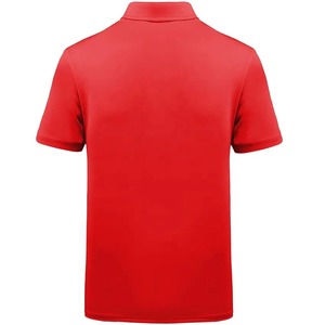 Polo de 2024 algodón personalizado 100% para hombre, camiseta de manga corta de secado rápido, patrón de estampado sólido, antiarrugas, marca propia de fábrica - Product Image 3