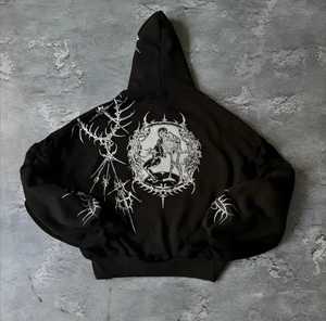 Sudaderas con Capucha Casuales de Invierno para Hombre, 100% Algodón, Color Sólido, Logotipo y Diseño Personalizados, Alta Calidad, para Adultos - Product Image 2