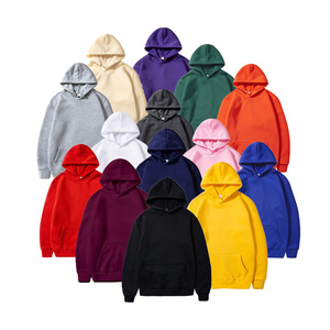 Sweats à capuche personnalisés pour hommes, sweats décontractés de couleur unie avec motif d'impression personnalisé 100% coton personnalisé du fabricant - Product Image 3