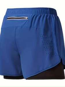 Pantalones Cortos Deportivos de Camuflaje Personalizados para Hombre |   Pantalones Cortos Deportivos Transpirables de Poliéster para Gimnasio, Correr, Entrenamiento y Uso Casual - Product Image 2