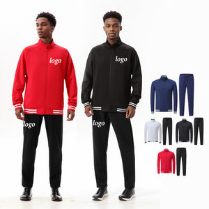 Ensemble de survêtements décontractés pour hommes, vêtements de sport légers et confortables, combinaison de jogging pour l'entraînement en salle de sport, la course et les activités de plein air - Product Image 6