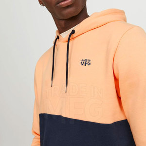 Sudaderas con capucha de invierno para hombre, algodón de alta calidad/poliéster, secado rápido, transpirable, MOQ bajo, patrón sólido, cuello con capucha, teñido liso - Product Image 4