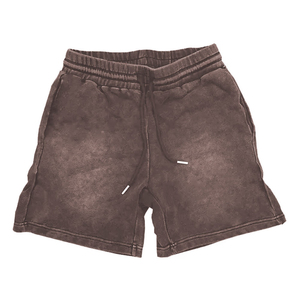 Pantalones cortos de estambre lavados con ácido ecológicos sólidos informales de tendencia para hombres, logotipo personalizable de secado rápido, el mejor diseño profesional - Product Image 1