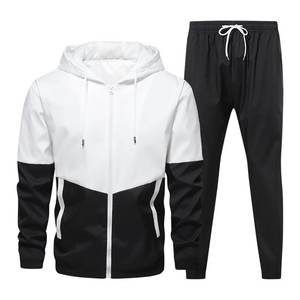 Personnalisez votre logo sweats à capuche et pantalons pour hommes et femmes costumes deux pièces printemps automne mode sportswear décontracté pour couple - Product Image 6