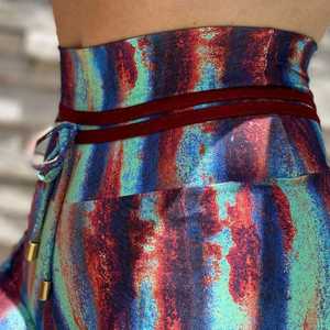 Venta al por mayor Leggings de compresión Mujeres Levantamiento de glúteos Pantalones de yoga desnudos de cintura alta Leggings deportivos elásticos - Product Image 4