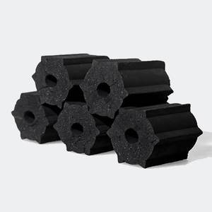 Briquettes de charbon de bois noir en bois dur, fabriquées à la machine, pour chicha, allumage rapide, sans fumée, durée de combustion de 4 à 6 heures, origine américaine - Product Image 4
