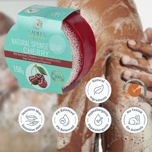 Jabón de Baño Humectante y Limpiador Profundo, Hecho a Mano con Hierbas 100% Naturales, Esponja Segura, Entrega Rápida, Origen Europeo, Marca Privada - Product Image 2