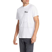 T-shirt pour homme à manches courtes, col rond, en coton/fibre de bambou, respirant, séchage rapide, de haute qualité, marque privée, 220g, en vrac