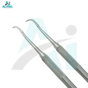 ALMAC-Ensemble de sondes dentaires professionnelles, 2 pièces, puissance manuelle, pointes pointues pour une inspection dentaire efficace, diagnostic et instruments chirurgicaux - Product Image 6