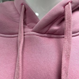 Nouveau style de sweat à capuche court de haute qualité avec logo personnalisé pour femmes, sweat court à la mode délavé à l'acide, couleurs unies, polaire 420gsm, sweat à capuche pour femmes - Product Image 4