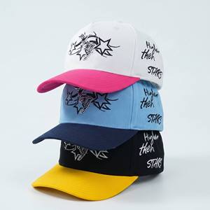 Casquette de golf unisexe de haute qualité en daim bicolore avec logo brodé personnalisé, casquette de baseball décontractée ajustable pour adultes - Product Image 1