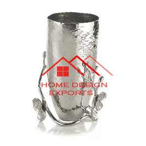 Florero de Metal con Acabado Plateado y Dorado 2025 a Precio de Mayoreo - Product Image 6