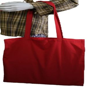 Sac fourre-tout en toile extra-large 100% coton écologique multi-usages pour épicerie et shopping à la plage avec logo personnalisé et poignées faciles - Product Image 3