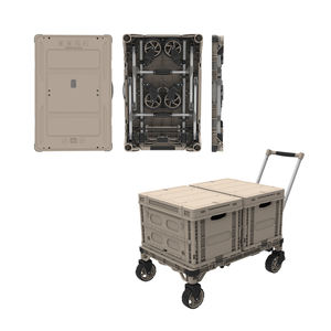 Dernier chariot en aluminium Wagon Chariot de table de camping en plein air Chariot à main <span class=keywords><strong>100KG</strong></span> - Product Image 5