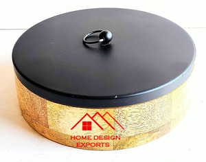 Tortillas <b>Hot</b> Selling Customized Design Multipurpose Kitchen Accessories Wooden Hand Carved Decorative Casserole for Chapatis - Product Image 5
