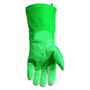 Heat Resistant Industrial Work Hand Safety <b>Tig</b>/Mig Welding Gloves Top Quality Cowhide Split Leather <b>Welder</b> Working Gloves - Product Image 4