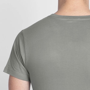 Ligero 100% algodón de alta calidad antiarrugas transpirable de secado rápido para hombres camisetas personalizadas Color impreso logotipo personalizado - Product Image 5