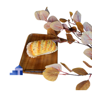 Plateau de service en bois durable de qualité supérieure Plateaux décoratifs en bois pour le service de nourriture pour les ustensiles de cuisine en gros fabriqués au Vietnam - Product Image 3