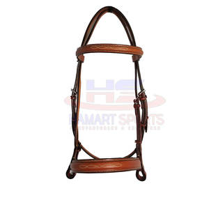 Bride de cheval confortable et légère, conception personnalisée, équipement d'équitation, cavalier, Double bande de nez - Product Image 6