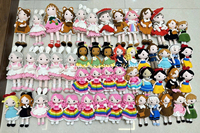 Articles chauds en gros Kawaii arc-en-ciel robe princesse avec accessoire Amigurumi poupée Sofia poupée meilleur anniversaire cadeau de noël pour les enfants
