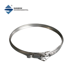Tuyau de cheminée à double paroi certifié CE de 200 mm x 1000 mm avec système de verrouillage par torsion et bande de fixation - Product Image 6